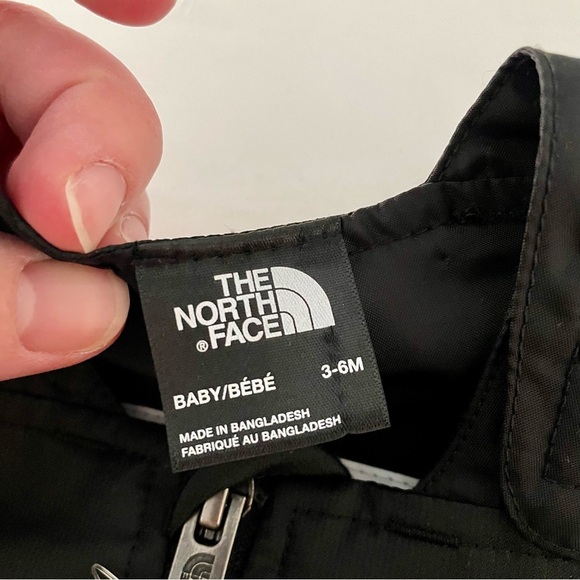 The North Face Antora DryVent Rain Bib Overalls Black 0-3 Months - Picture 5 of 6